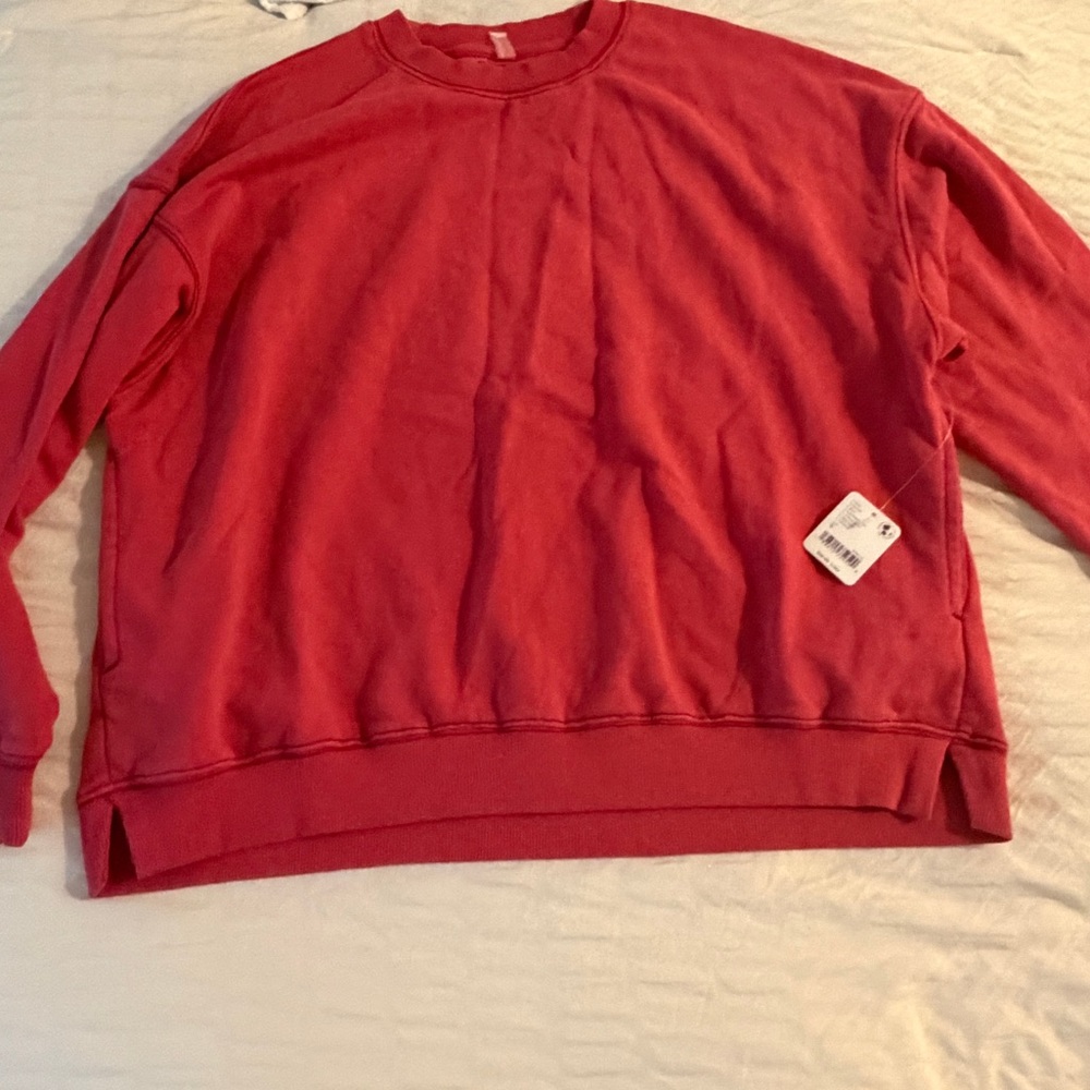 NWT Free People Movement All Star Pullover and Sweatpant Set in Winterberry - Picture 11 of 15
